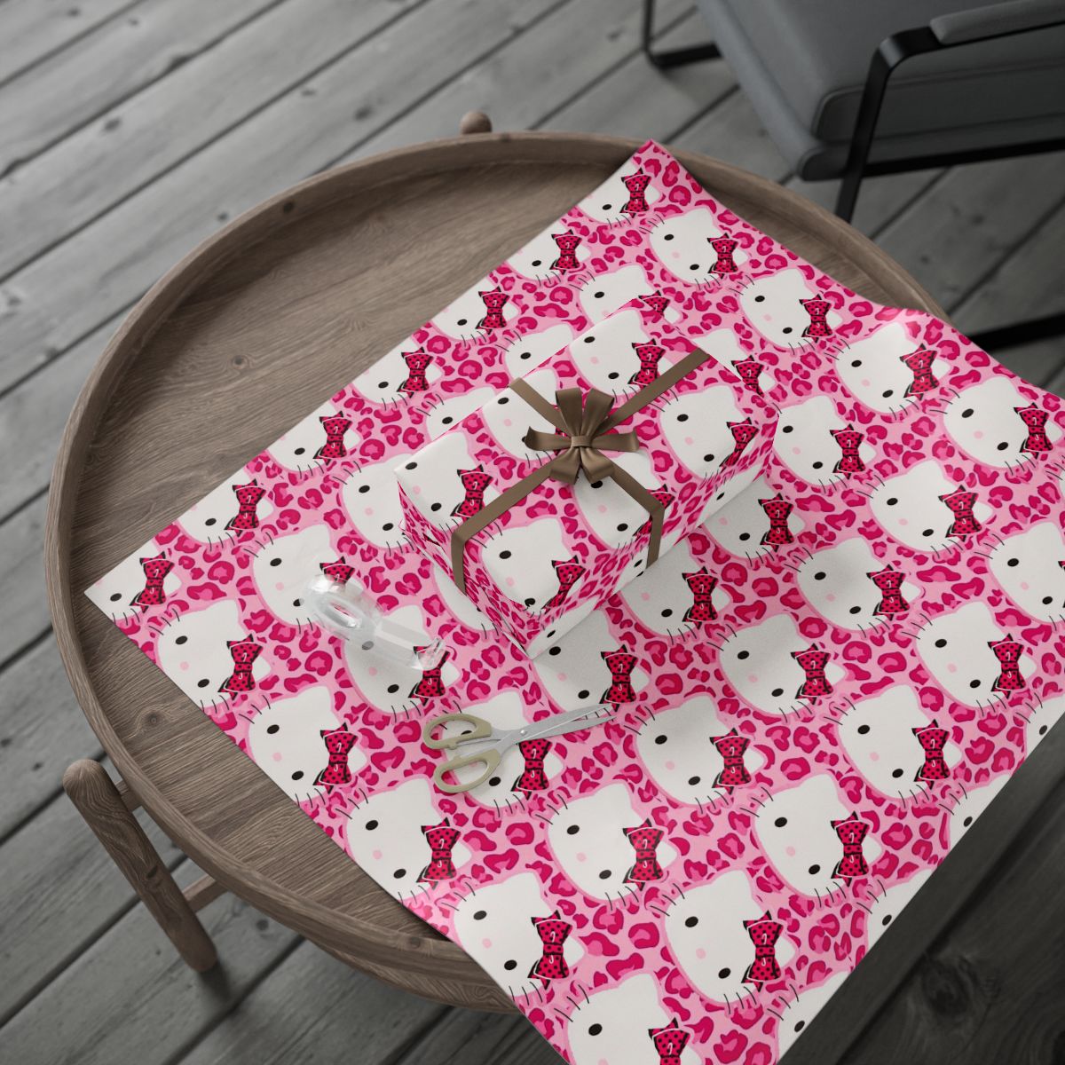 Pink Cheetah Kitty Wrap